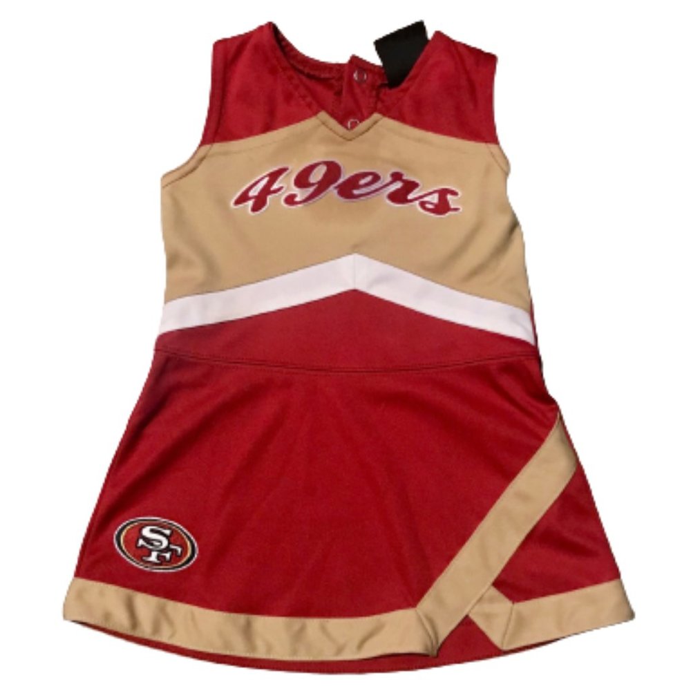 San Francisco 49ers Toddler Girls Game Dress 18 Months